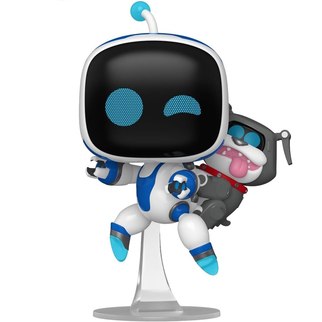 Funko Pop ! Games Astro Bot - (1301) Astrobot With Barkster - Vinyl Figure 9cm Ps5 Nuovo