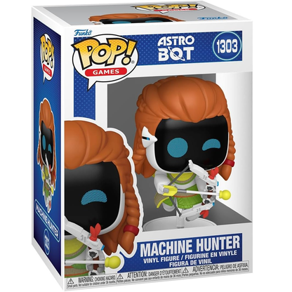 Funko Pop ! Games Astro Bot - (1303) Machine Hunter  - Vinyl Figure 9cm Ps5 Nuovo