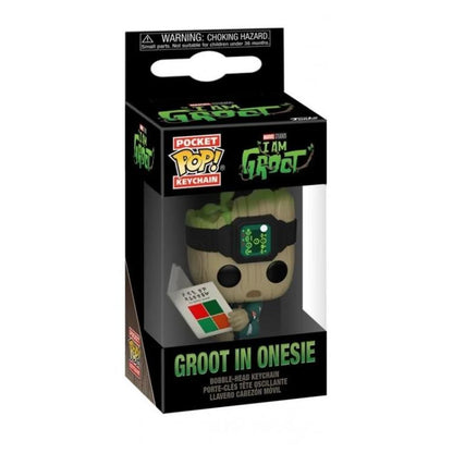 Funko Pop! Pocket Marvel Studios I'Am Groot (Groot In Onesie) Portachiavi Figure