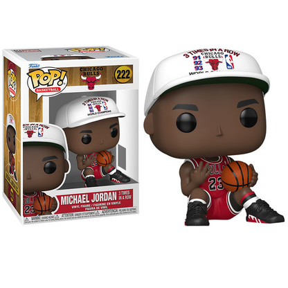 Funko Pop! Nba Legends - (222) Michael Jordan 3 Times in a Row Chicago Bulls 9cm