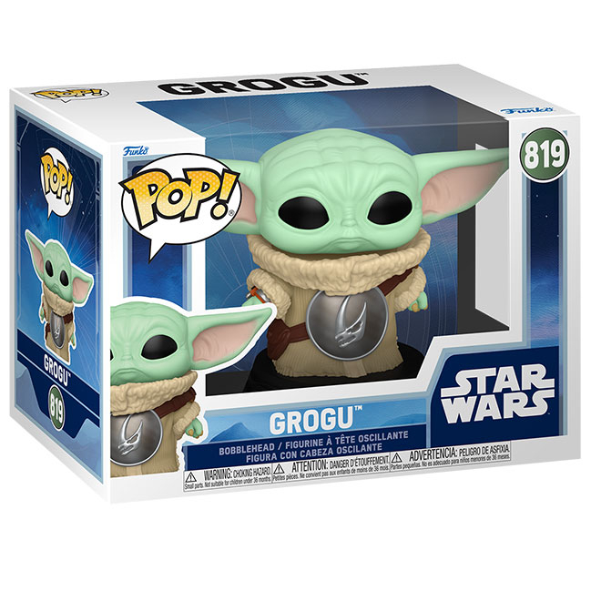 Funko Pop! Star Wars: Grogu - (819) Grogu w/Mudhorn Chest Armor Vinyl Figure 9cm