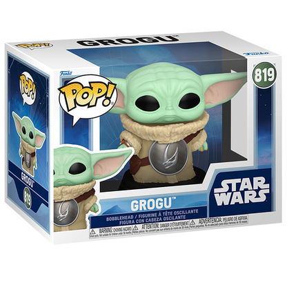 Funko Pop! Star Wars: Grogu - (819) Grogu w/Mudhorn Chest Armor Vinyl Figure 9cm
