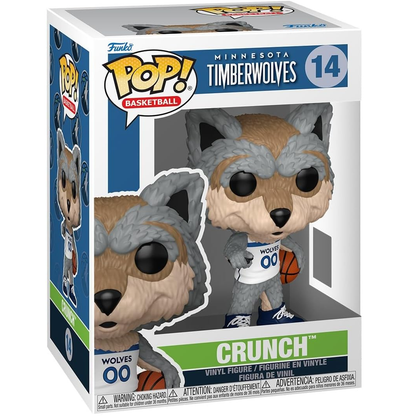 Funko Pop! Nba Mascots (14) Crunch The Wolf - Minnesota Timberwolves Figure 9cm