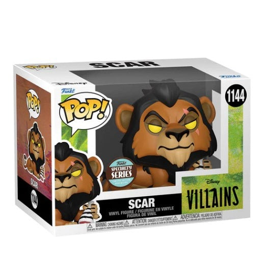 Funko Pop Disney Villains - Scar (1144) Specialty Series Lion King Re Leone Pop