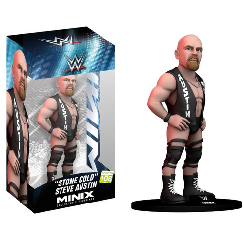 Minix WWE Stone Cold Steve Austin (Sports 108) Wrestling PVC Figure 12Cm