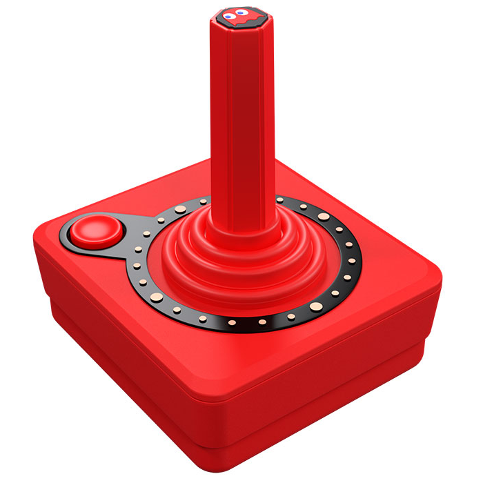 Atari Joystick Pac-Man Red CX40+ Wireless Blinky Edition per Console 2600+