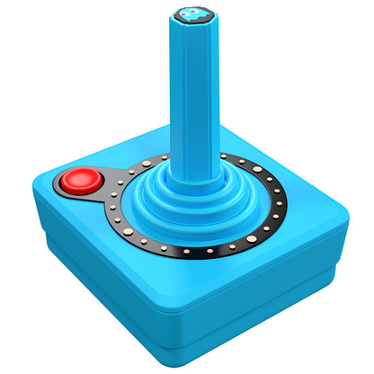 Atari Joystick Pac-Man Azzurro CX40+ Wireless Inky Edition per Console 2600+