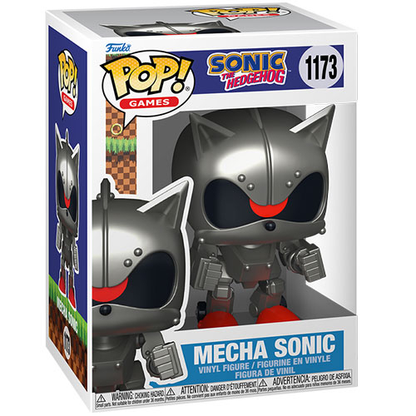 Funko Pop! Games: Sonic the Hedgehog - (1173) Mecha Sonic Vinyl Figure 9cm