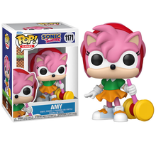 Funko Pop! Games: Sonic the Hedgehog - (1171) Amy Rose w/Hammer Vinyl Figure 9cm