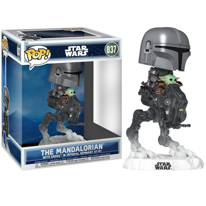 Funko Pop! Star Wars (837) The Mandalorian w/Grogu Imperial Remnant AT-RT 15cm