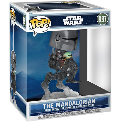 Funko Pop! Star Wars (837) The Mandalorian w/Grogu Imperial Remnant AT-RT 15cm