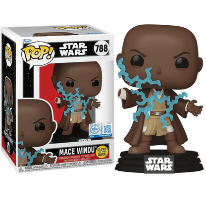 Funko Pop! Star Wars: Revenge Of The Sith - (788) Mace Windu (GLOW)(Special) 9cm