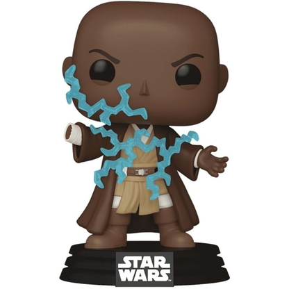 Funko Pop! Star Wars: Revenge Of The Sith - (788) Mace Windu (GLOW)(Special) 9cm