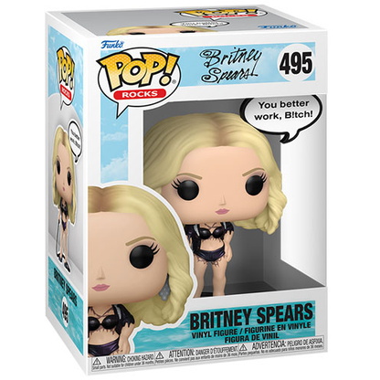 Funko Pop! Rocks - (495) Britney Spears (You Better Work, B!tch!) Figure 9cm