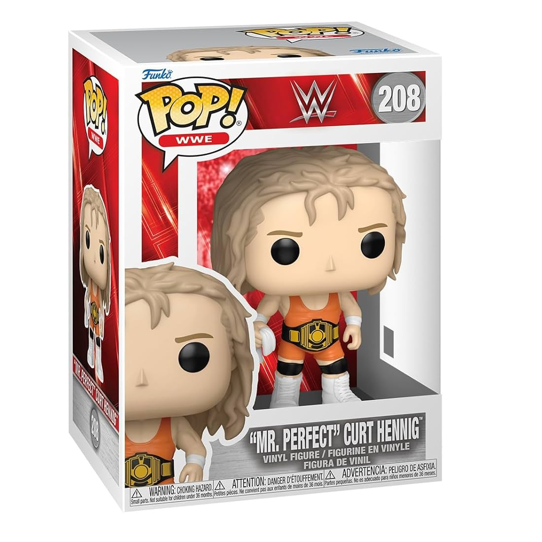 Funko Pop! WWE: Wrestling (208) "Mr. Perfect" Curt Hennig - Vinyl Figure 9cm