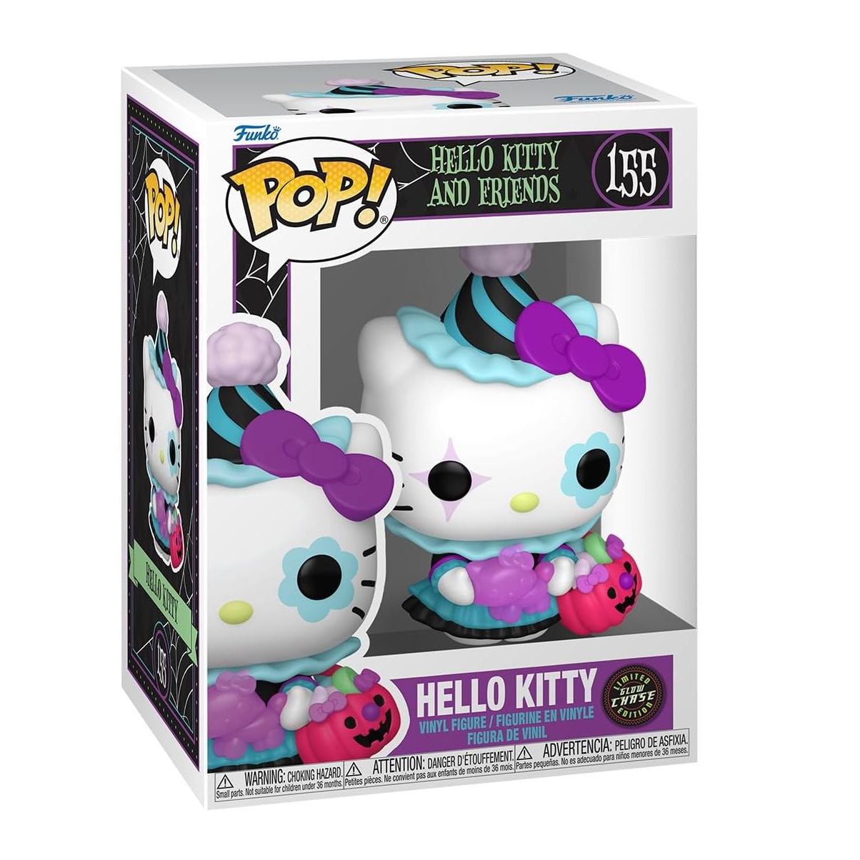 Funko Pop! Hello Kitty And Friends - (155) Hello Kitty (Spooky Edition) CHASE - Vinyl Figure 9cm