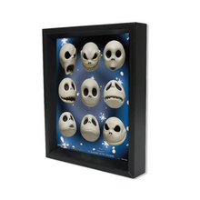 Pyramid Disney - Nightmare Before Christmas (Jack Expressions) - Poster 3D Lenticular Incorniciato
