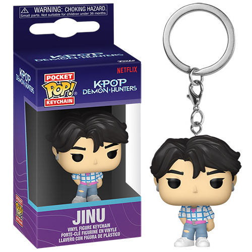 Funko Key! KPOP Demon Hunters: Jinu Portachiavi - Netflix Saja Boys Keychain 4cm