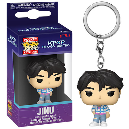 Funko Key! KPOP Demon Hunters: Jinu Portachiavi - Netflix Saja Boys Keychain 4cm