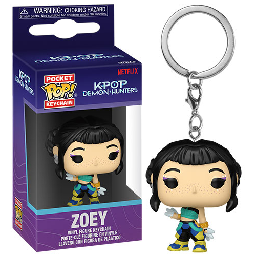 Funko Key! KPOP Demon Hunters: Zoey Portachiavi - Netflix Huntrix Keychain 4cm