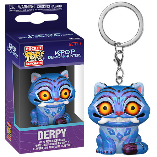 Funko Key! KPOP Demon Hunters: Derpy Portachiavi - Netflix Keychain 4cm