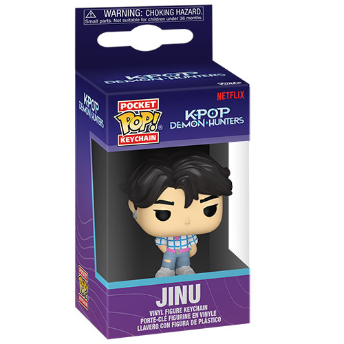 Funko Key! KPOP Demon Hunters: Jinu Portachiavi - Netflix Saja Boys Keychain 4cm