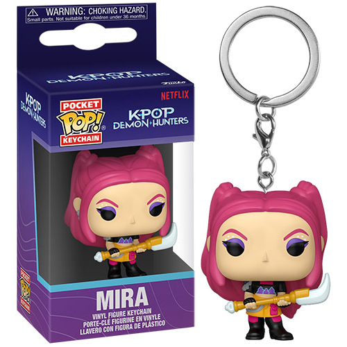 Funko Key! KPOP Demon Hunters: Mira Portachiavi - Netflix Huntrix Keychain 4cm