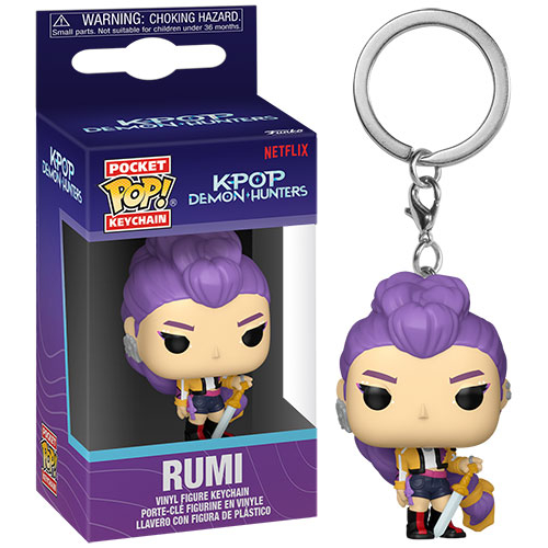 Funko Key! KPOP Demon Hunters: Rumi Portachiavi - Netflix Huntrix Keychain 4cm
