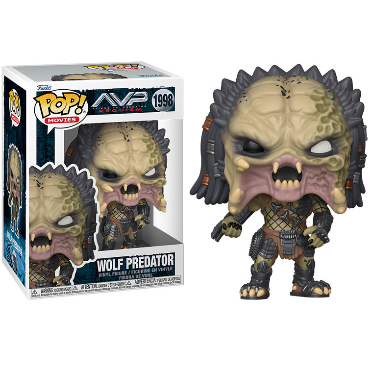 Funko Pop! Aliens vs. Predator: Requiem (1998) Wolf Predator Vinyl Figure 9cm
