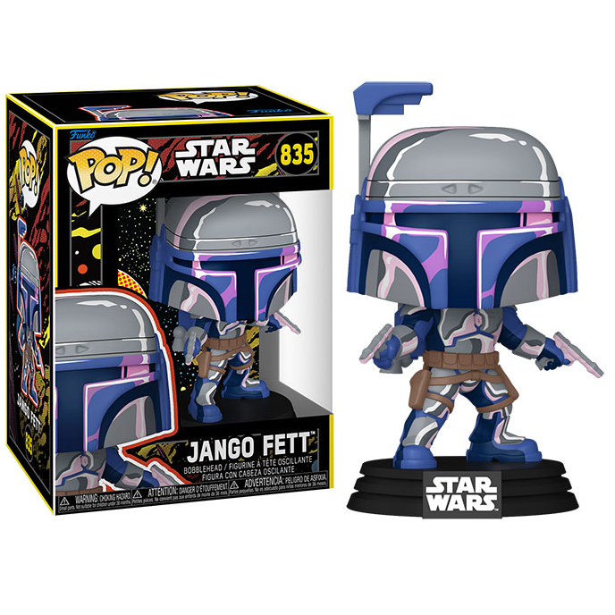 Funko Pop! Star Wars (835) Jango Fett (Retro) - Vinyl Figure 9cm