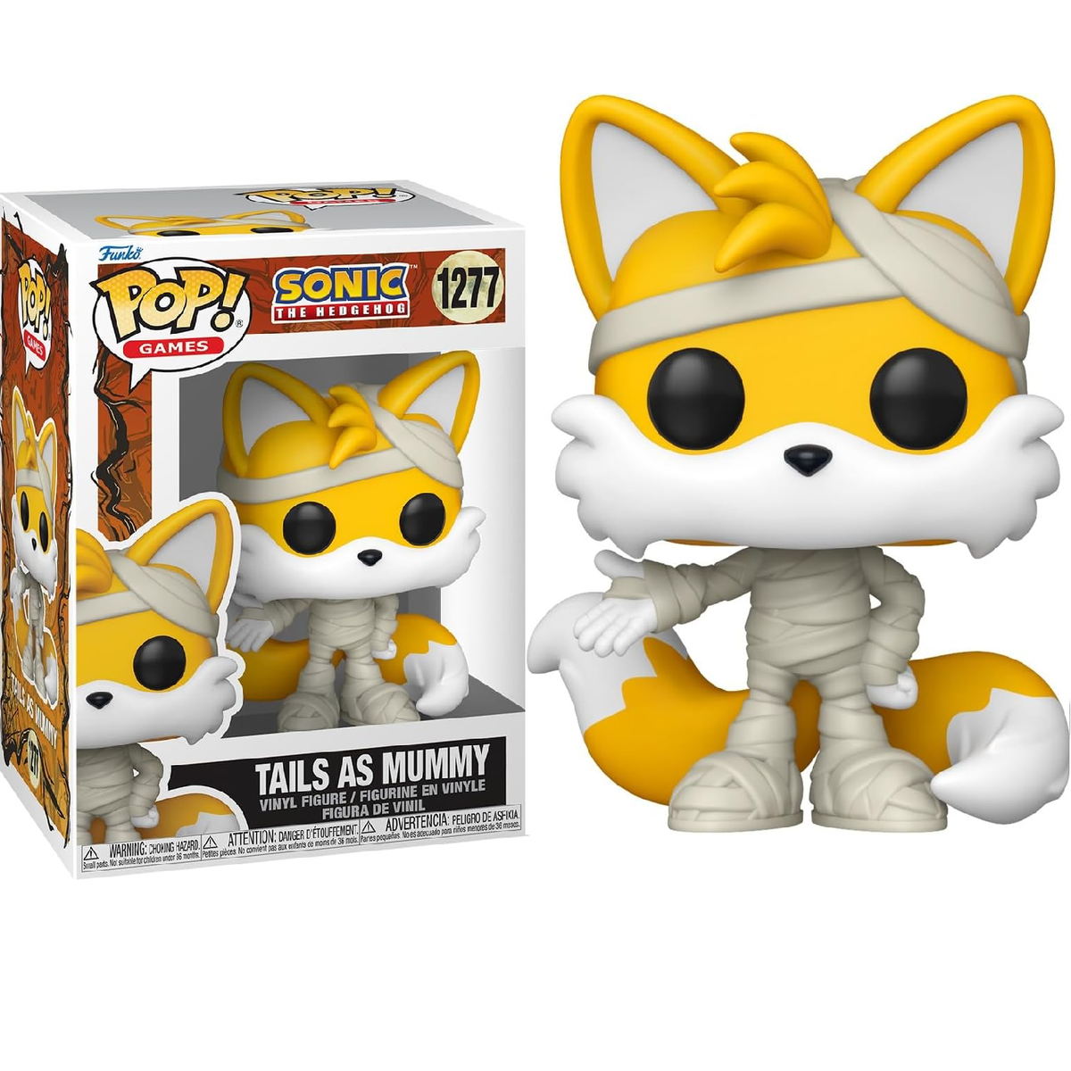 Funko Pop! Games: Sonic The Hedgehog (1277) Tails As Mummy - Vinyl Figure 9cm