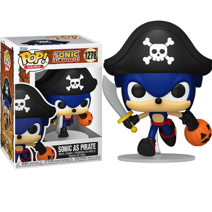 Funko Pop! Games: Sonic The Hedgehog (1278) Sonic As Pirate - Vinyl Figure 9cm