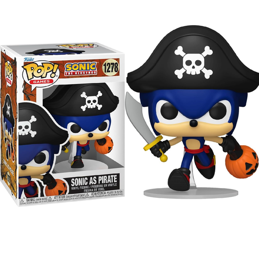 Funko Pop! Games: Sonic The Hedgehog (1278) Sonic As Pirate - Vinyl Figure 9cm
