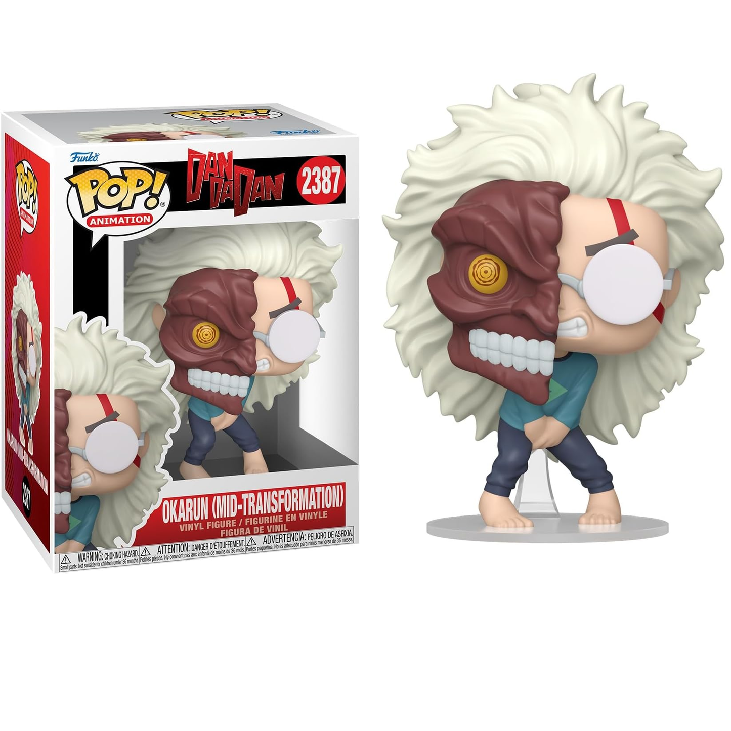Funko Pop! Animation Dan Da Dan - (2387) Okarun (Mid Transformation) - Vinyl Figure 9Cm