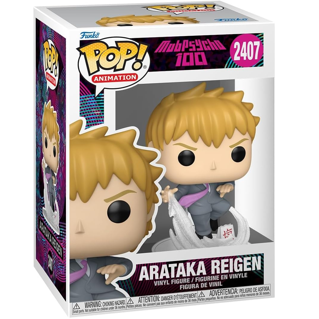 Funko Pop! Animation Mob Psycho 100 - (2407) Arataka Reigen - Vinyl Figure 9Cm