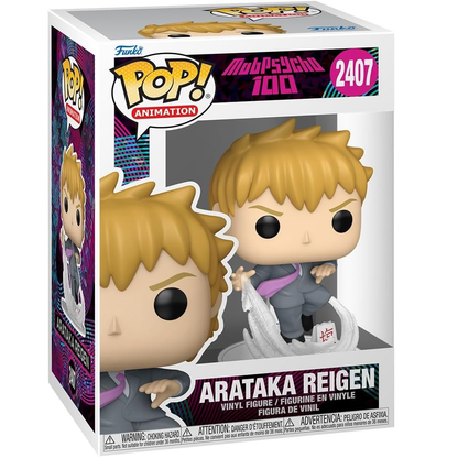 Funko Pop! Animation Mob Psycho 100 - (2407) Arataka Reigen - Vinyl Figure 9Cm