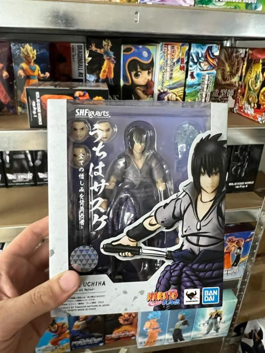 BANDAI SH FIGUARTS : NARUTO SHIPPUDEN (SASUKE UCHIHA) HATRED FIGURE ANIME 15CM