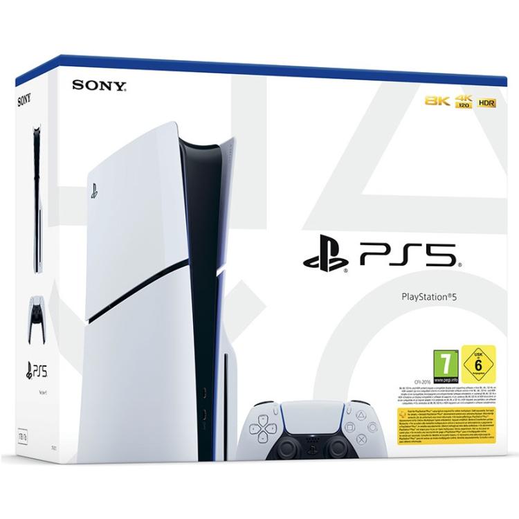 Sony Playstation 5 Ps5 Slim Disc Edition D-Chassis Console Versione Disco Italia