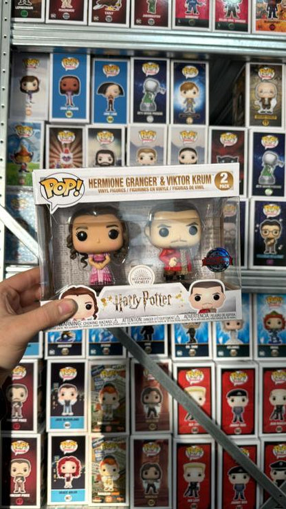 Funko Pop! Harry Potter: (2 Pack) Hermione Granger And Viktor Krum Special Edit.