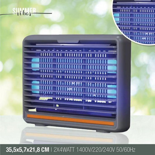 Lampada Mosquito Anti Zanzare Mosche Elettroinsetticida 10W Zanzariera Elettrica