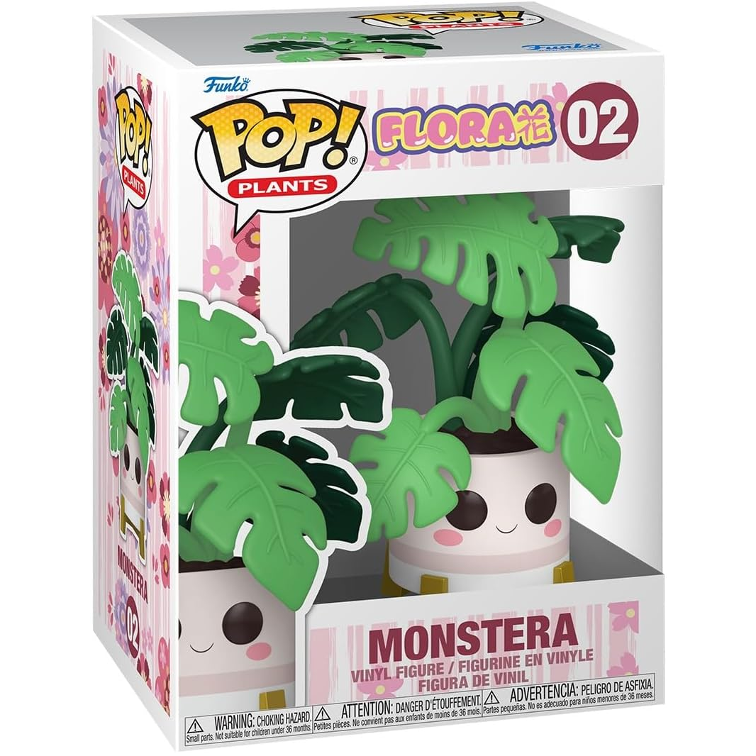 Funko Pop! Plants Flora - (02) Monstera Plant Kawaii Piante Figure 9cm