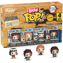 Funko Bitty Pop! Demon Slayer (4 Pack) w/ Bitty Display Chase Edition - Mini Vinyl Figure 2cm