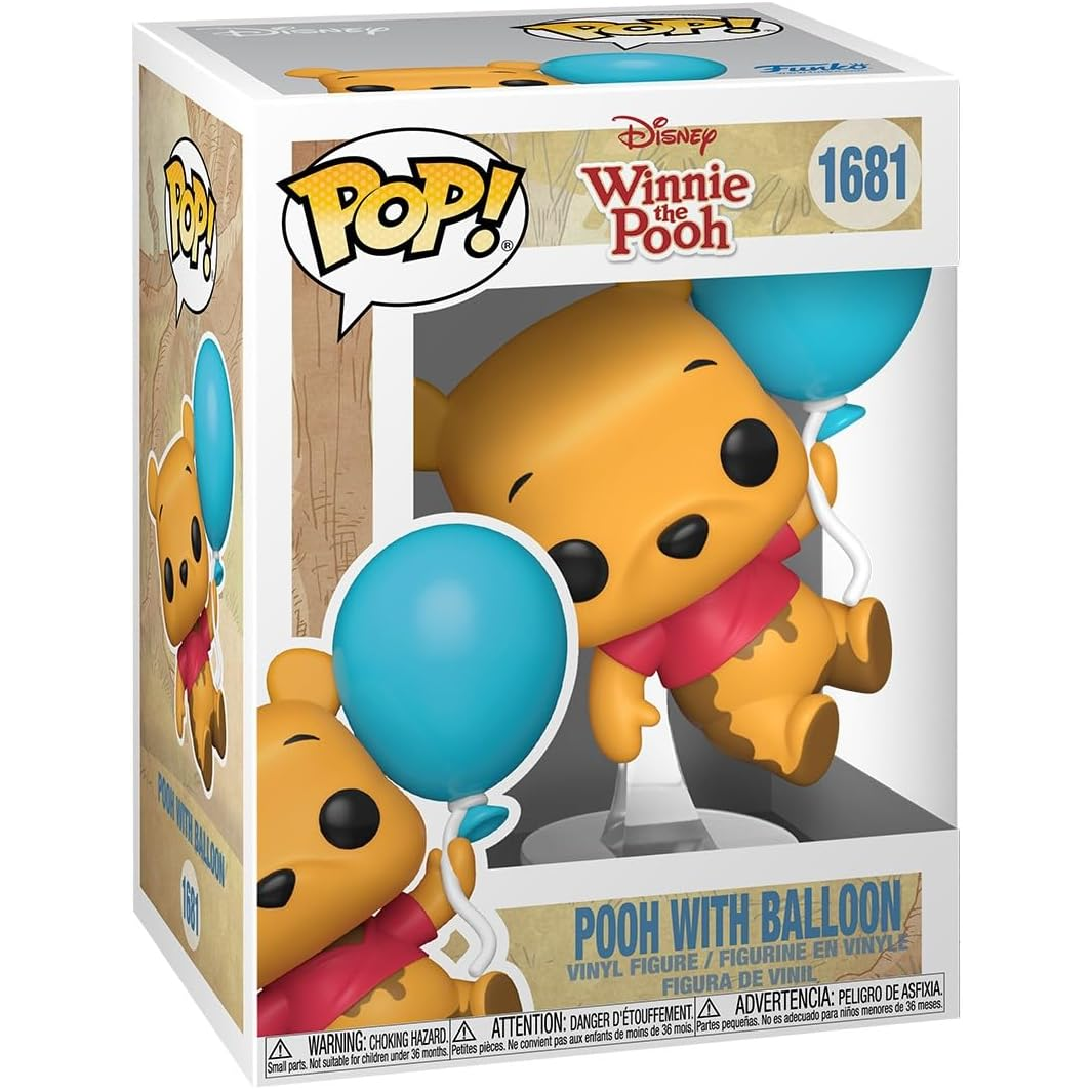 Funko Pop! Disney Winnie The Pooh (1681) Pooh With Balloon - Vinyl Figure 9cm