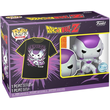 Funko Pop! & Tee: Dragon Ball Z Frieza T-Shirt Unisex M + Figure Freezer 9cm