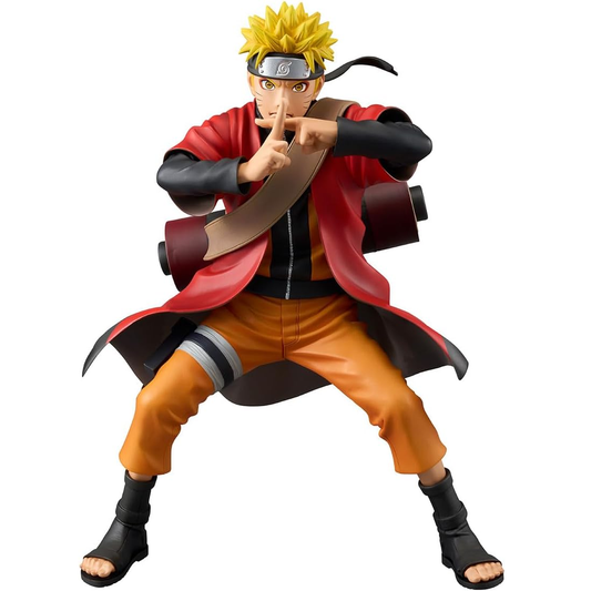 Banpresto Grandista Naruto Shippuden: Naruto Uzumaki (Sage Mode) Statua Da Collezione - Figure 22cm PVC