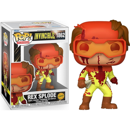 Funko Pop! Television: Invincible 2 (1862) Rex Splode (Chase Edition) Vinyl Figure 9cm