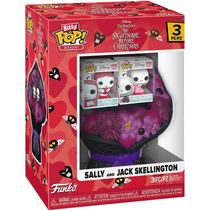 Funko Bitty Pop! Bouquet The Nightmare Before Christmas - Jack and Sally San Valentino