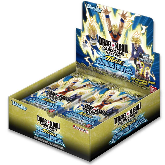 Dragon Ball Super Card Game Masters: Three Glorious Fighters (B30) Box 24 Packs