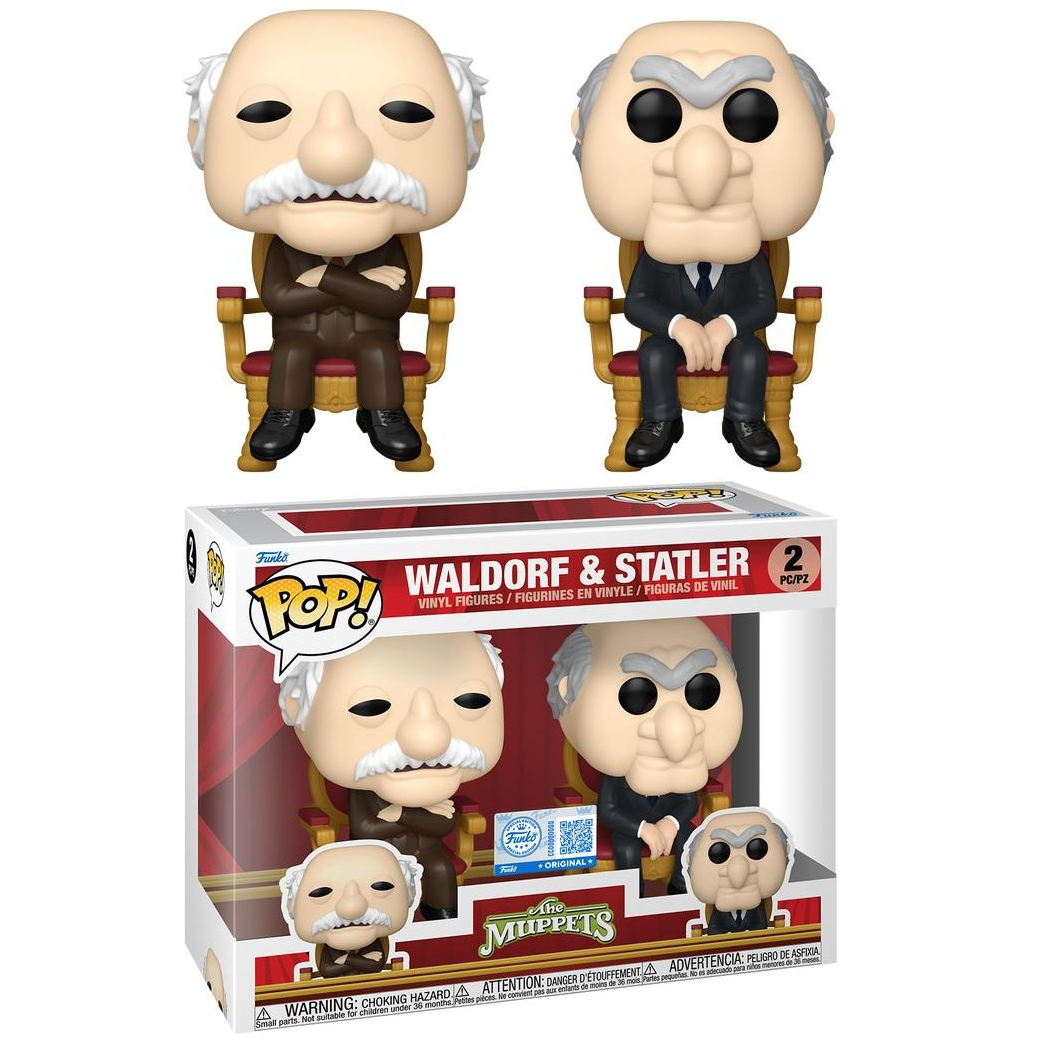 Funko Pop! The Muppets (2 Pack) Waldorf And Statler Special Edition - Vinyl Figure 9cm
