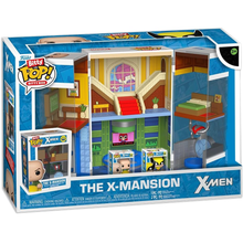 Funko Pop! Bitty Box X-Men - The X-Mansion with 2 Mini Figure Wolverine & Professor X